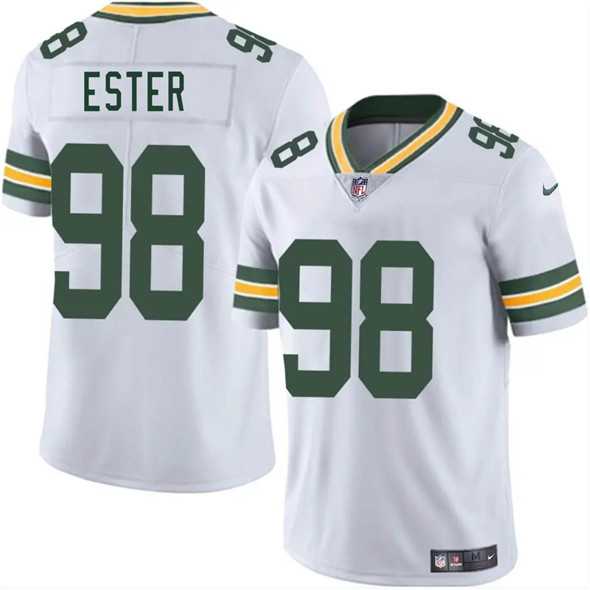 Men & Women & Youth Green Bay Packers #98 James Ester White 2025 Vapor Untouchable Limited Stitched Jersey->houston texans->NFL Jersey